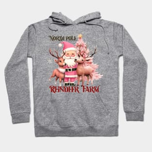 Vintage Pink Christmas Quote Hoodie